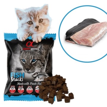 Alpha Spirit FISH SNACKS 50г Лакомство для кошек