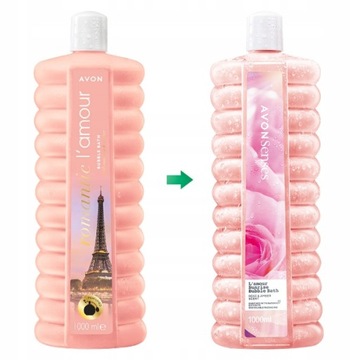 AVON ЖИДКОСТЬ ДЛЯ ВАНН ROMANTIC LOVE L'AMOUR SUNRISE 1л XXL