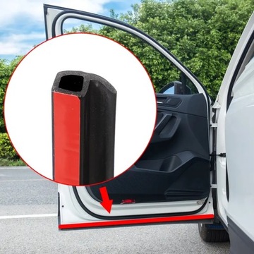 САМОКЛЕЯЩАЯСЯ НИЖНЯЯ ПРОКЛАДКА АВТОМОБИЛЬНОЙ ДВЕРИ ТИПА P 4 метра