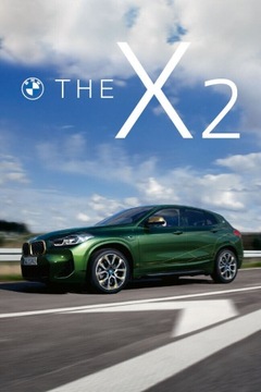BMW X2 prospekt model 2023 angielski export