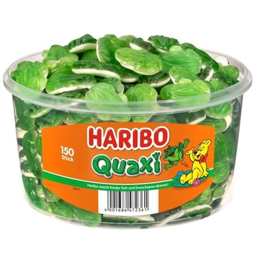 Haribo Żelki Quaxi Żabki 150 szt./1050g. DE