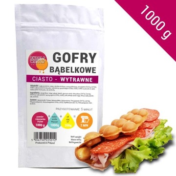 Ciasto Na Gofry Bąbelkowe Wytrawne| 1kg