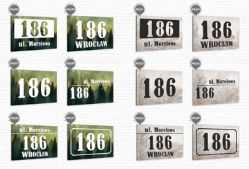 Номер дома БОЛЬШАЯ АЛЮМИНИЕВАЯ АДРЕСНАЯ ТАБЛИЧКА