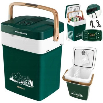 LODÓWKA do SAMOCHODU TURYSTYCZNA SAMOCHODOWA 12V/230V USB 32L POJEMNA