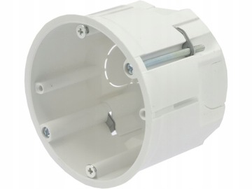 PUSZKA DO REGIPSU GŁĘBOKA PODTYNKOWA DO PŁYT PK60 WKRĘTY DO MONTAŻU BIAŁA