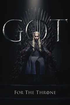 Plakat Gra o Tron Daenerys For The Throne 61x91,5