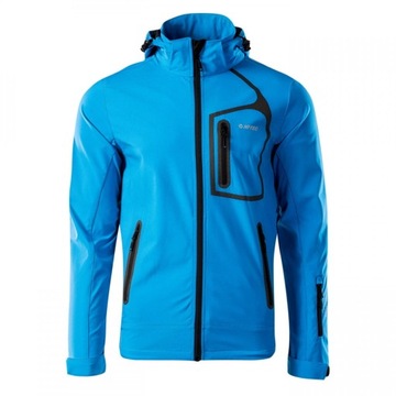 Kurtka męska Softshell NILS VIVID BLUE/BLACK - XXL