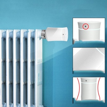Умные радиаторные клапаны Tuya ZigBee экономят энергию TRV White