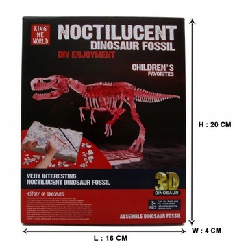 РАСКОПКИ ИСКОПАЕМОГО ДИНОЗАВРА 3x Скелет