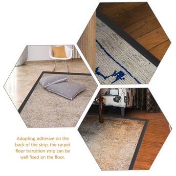 Переходная планка напольная, плоская, мягкая