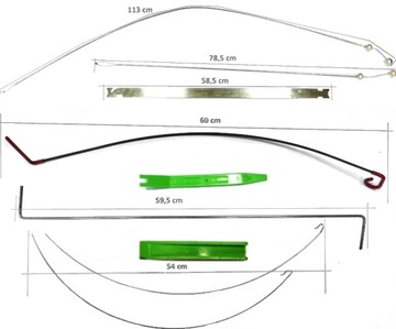 Profesjonalny Zestaw awaryjnego otwierania drzwi samochodu Otwieranie Auta