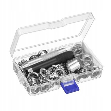 ZESTAW OCZKA DZIURKACZ NAPY PLANDEKI 12mm 100 Szt.