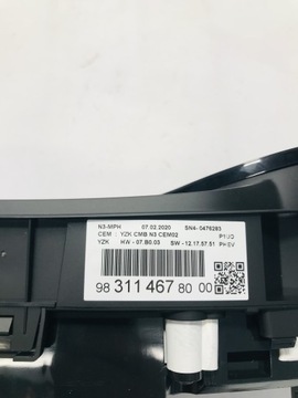 PŘÍSTROJOVÁ DESKA BUDÍK GRANDLAND X HYBRID 17- 1.6 THP