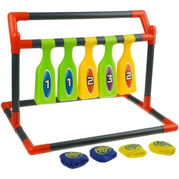 ИГРА НА НАВЫКИ – БРОСАТЬ ДИСК И СУМКУ В МИШЕНЬ