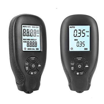 PRZENOŚNY SAMOCHODOWY MIERNIK GRUBOŚCI LAKIERU GRUBOŚCI TESTER 0-2000UM