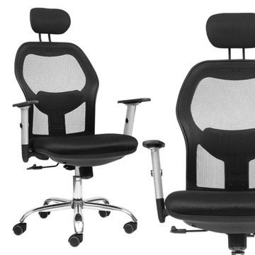 KRZESŁO BIUROWE FOTEL OBROTOWY DO BIURKA biurka ERGONOMICZNY WYGODNY