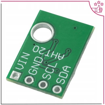 Czujnik Temperatury i Wilgotności AHT20 Precyzyjny Do Arduino ESP32 STM32