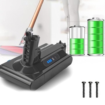 Аккумулятор 6000 мАч НОВЫЙ ДЛЯ Dyson V10 + фильтр