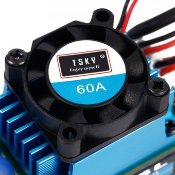 Новый бесщеточный электрический контроллер Racing 60A ESC для радиоуправляемой модели 1:10