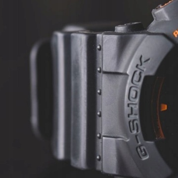 PASEK DO ZEGARKÓW CASIO G-SHOCK 22MM ZAMIENNIK CZARNY MATOWY TRWAŁY