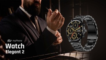 Элегантные умные часы myPhone Watch Elegant 2, IP67, Amoled, звонки