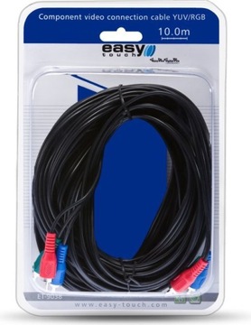Аудио-видео кабель для подбородка 3x 3RCA 7,5 м Компонентный