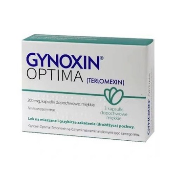 Gynoxin Optima 200mg, 3 kapsułki dopochwowe (Inpharm)