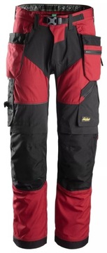 Spodnie robocze długie Snickers FlexiWork 6902 r56 k1604 czerwony