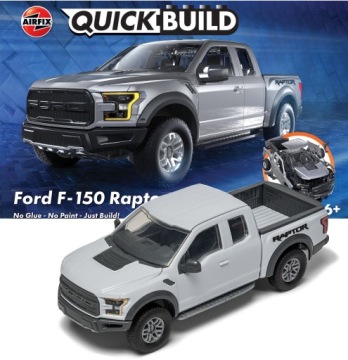 Airfix QUICKBUILD -Ford F-150 Raptor - Grey - Model do składania
