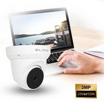 BLOW WiFi H-403 3-мегапиксельная поворотная камера домофона IP66