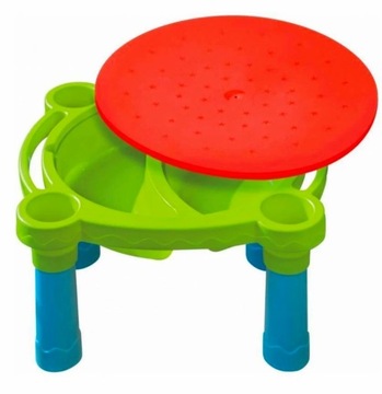 ИГРОВОЙ СТОЛ 3в1 КРЫШКА ДЛЯ ПЕСОЧНИЦЫ КРЕАТИВНЫЙ СТОЛ ДЛЯ ВОДЫ + АКСЕССУАРЫ