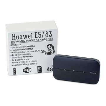 Huawei E5783 przenośny mobilny router WiFi 4G LTE+