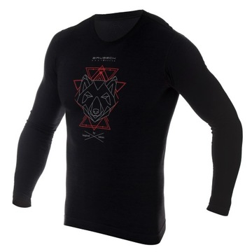TERMOAKTYWNA Koszulka dł. rękaw BRUBECK WOOL | M