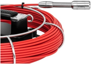 Endoskop kamera inspekcyjna LCD TFT 7'' śr. rur 40-80 mm dł. 40m