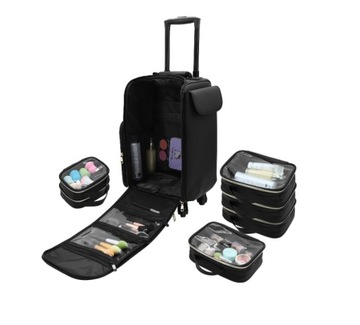 Чемодан | косметичка на колесах с органайзерами