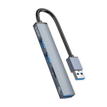USB-C HUB 3x USB microSD 5 ГБ/с ORICO, алюминий