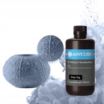Смола Anycubic UV 1л 1кг серая серая серая