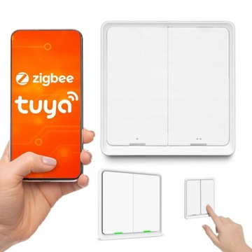 Pilot przycisk sceny TUYA ZigBee 2 kanały 6 SCEN