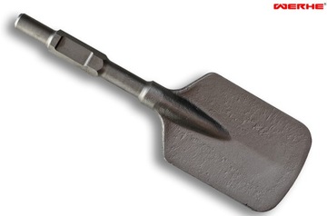 Шестигранная лопата-долото 135x410 хрупкий цемент, шлак Werhe