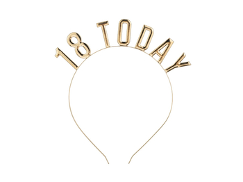 Opaska na urodziny 18 Today metalowa tiara