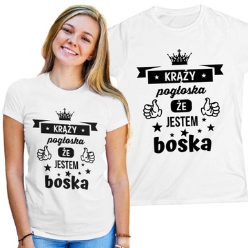 DAMSKA KOSZULKA NA URODZINY ŚWIĘTA PREZENT NA WALENTYNKI DZIEŃ KOBIET | XXL