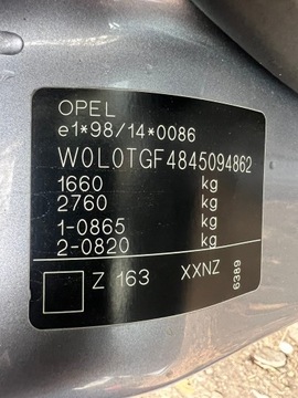 BLATNÍK LEVÝ PŘEDNÍ OPEL ASTRA G II Z163
