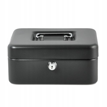 МЕТАЛЛИЧЕСКАЯ ДЕНЕЖНАЯ КАССЕТА, ВСТАВКА ДЛЯ МОНЕТ, ЖЕСТКАЯ, БОЛЬШАЯ + 3 КЛЮЧА