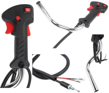 Руль для кустореза, ручка, трос газа, рычаг переключения передач, крепление 26 мм.