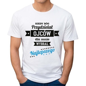 KOSZULKA NA DZIEŃ OJCA TATY MĘSKA PREZENT NA URODZINY ŚWIĘTA T-SHIRT | M