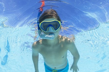 Профессиональная маска для подводного плавания BESTWAY с трубкой для плавания