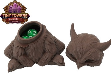 Хранилище кубиков Owlbear - FatesEnd Хранилище кубиков Owlbear, коричневый