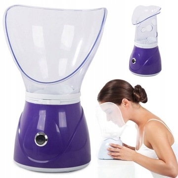 Sauna parowa do twarzy inhalator kosmetyczna nawil