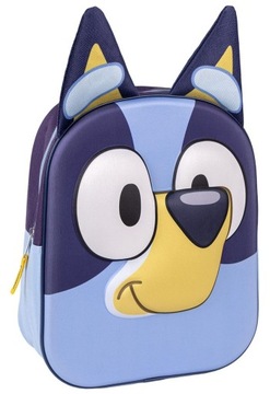 BLUEY PLECAK DZIECIĘCY NA WYCIECZKI PRZEDSZKOLA 3D PREMIUM BLUE