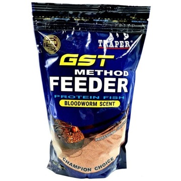 Zanęta Traper GST Method Feeder OCHOTKA Bloodworm Z Mączką Rybną ŚWIEŻA
